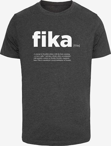 T-Shirt Mister Tee en violet : devant