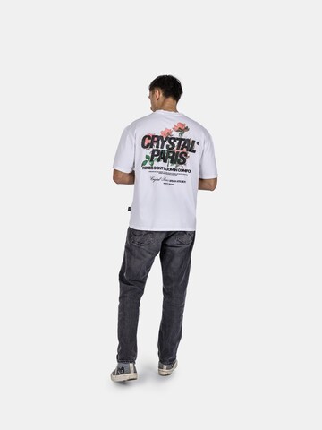 Crystal Paris Shirt 'Rose' in White