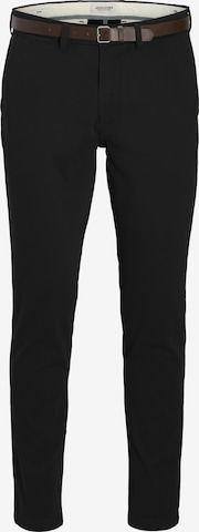 Jack & Jones Plus Slimfit Housut 'JPSTMARCO ADAM' värissä musta: etupuoli