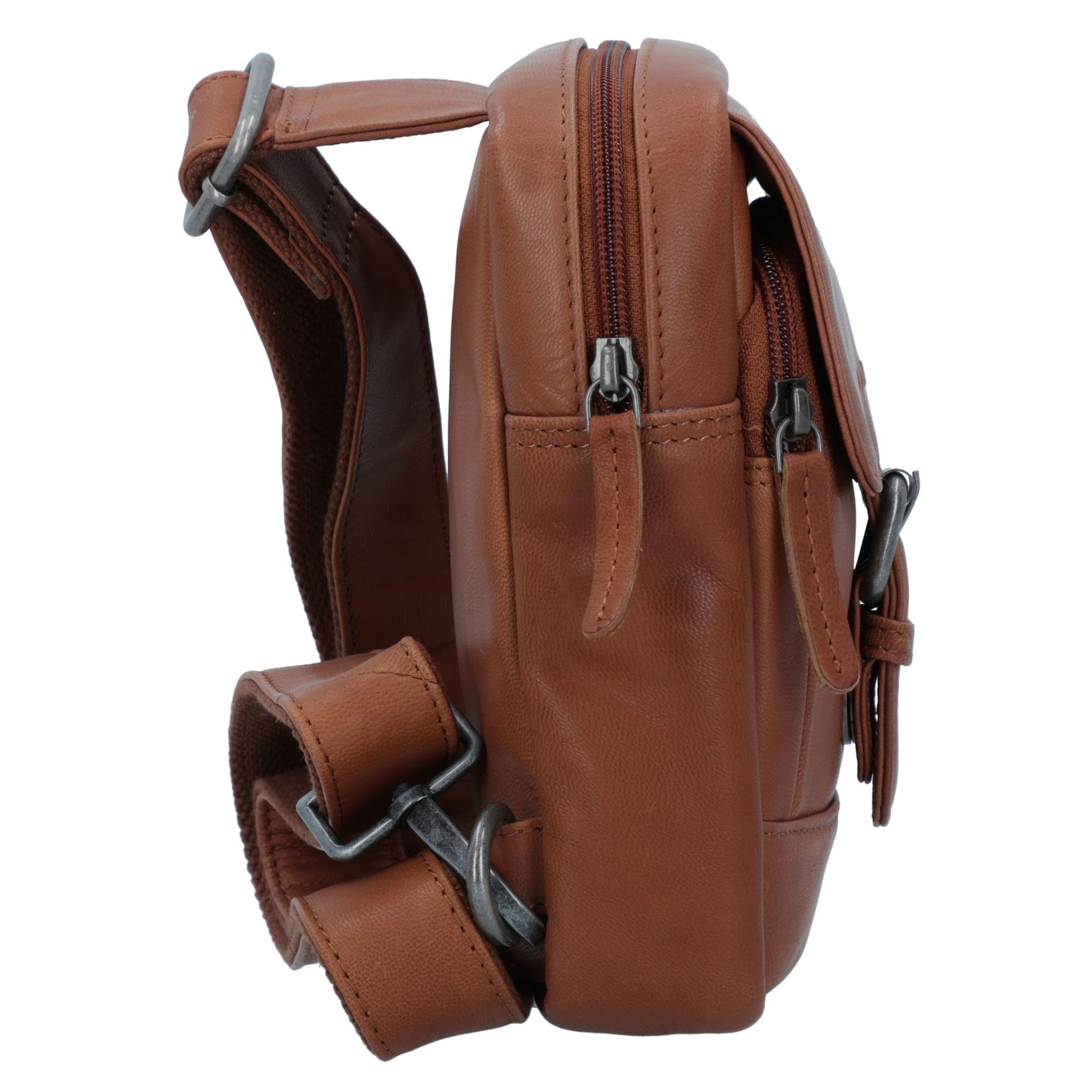 Borsa a tracolla 'Fiorentina' di GREENBURRY in marrone