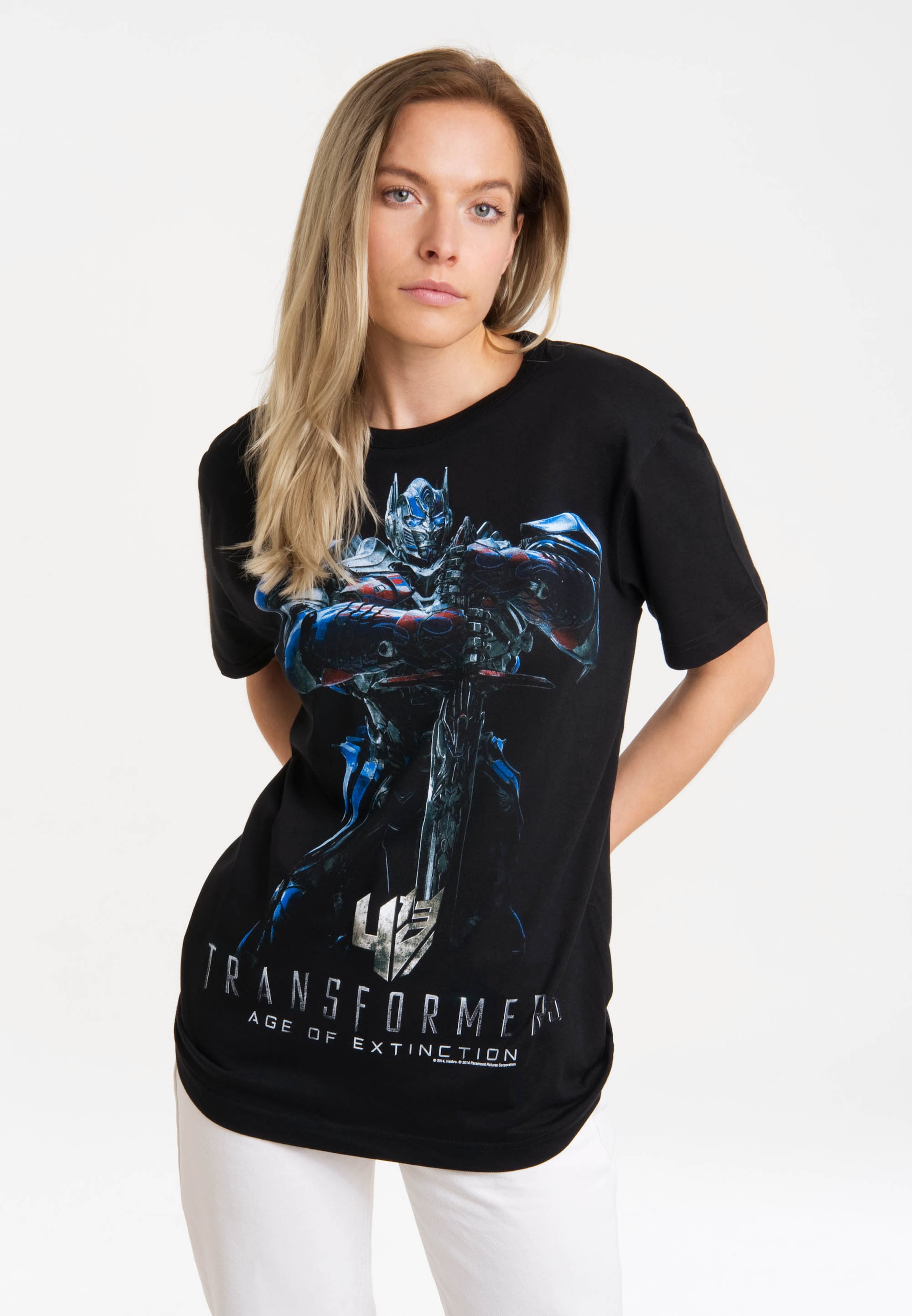 Frauen Shirts & Tops LOGOSHIRT T-Shirt 'Transformers - Age Of Extinction' in Schwarz - GD61858 Frauen Shirts & Tops LOGOSHIRT T-Shirt 'Transformers - Age Of Extinction' in Schwarz - GD61858