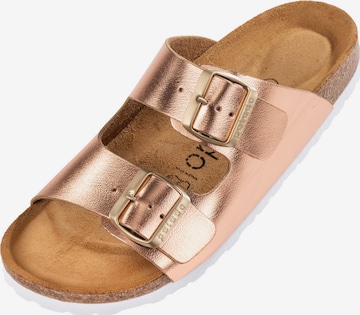 Palado Sandale 'Palado Korfu Metallic' in Pink: Vorderseite