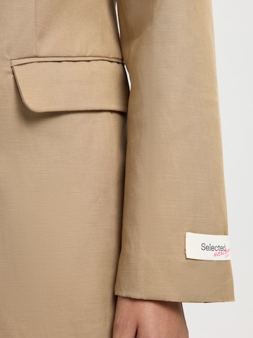 Blazer 'SLFAMOUR' SELECTED en beige