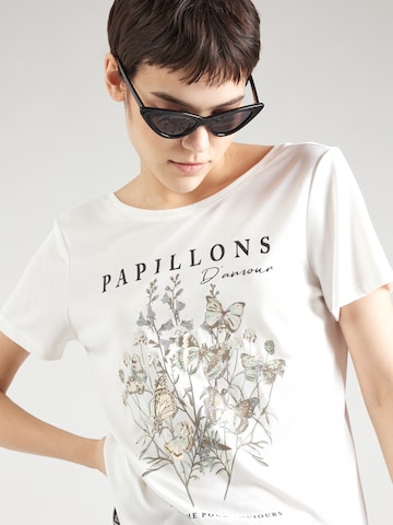 T-shirt 'ONLFREE' ONLY en blanc