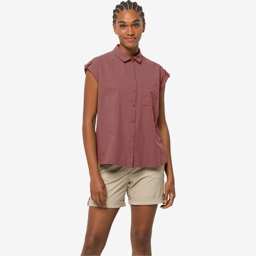 JACK WOLFSKIN Multifunctionele blouse in Lila: voorkant