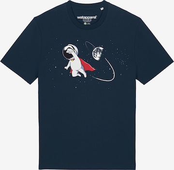 T-Shirt ' Superastronaut ' Watapparel en bleu : devant