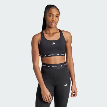 ADIDAS PERFORMANCE Bralette Sports bra in Black: front