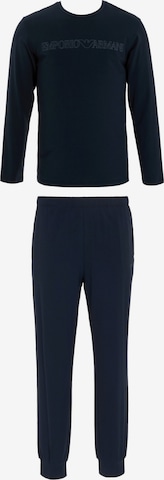 mėlyna Emporio Armani Ilga pižama: priekis