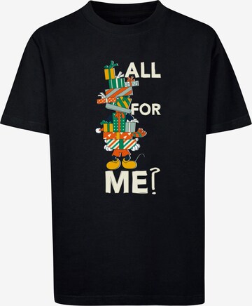 T-Shirt 'Mickey Mouse - Presents All For Me' ABSOLUTE CULT en noir : devant