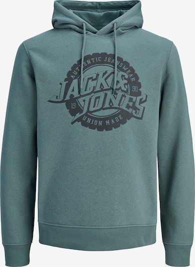 Jack & Jones Premium Collegepaita 'JPRBLUBARON' värissä sinivihreä / musta, Tuotenäkymä