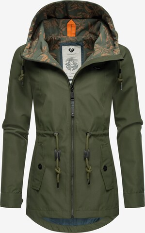 Ragwear Between-season jacket 'Monadis' in Green