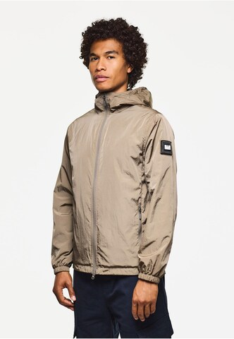 Weekend Offender Tussenjas 'Technician' in Bruin: voorkant