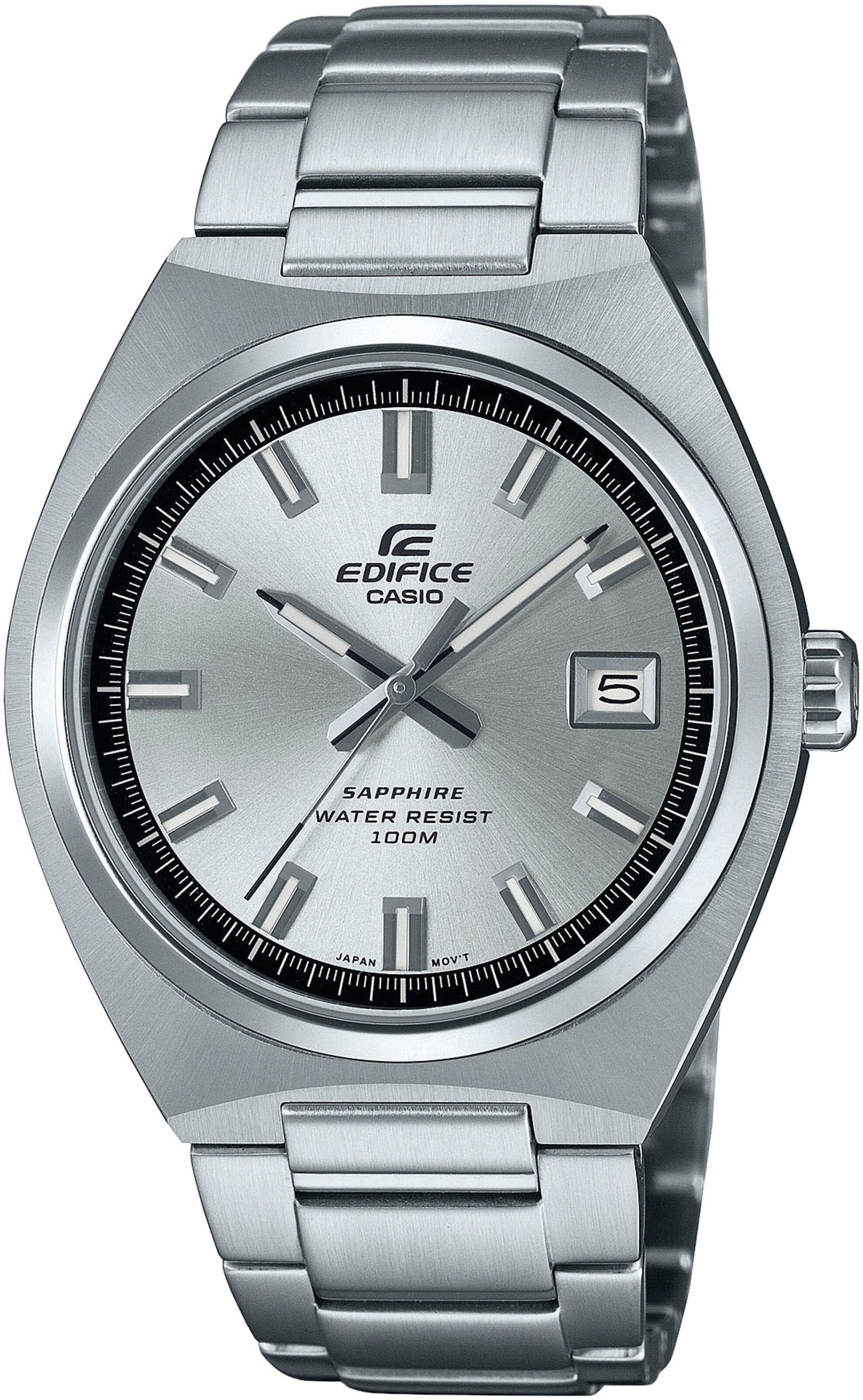 CASIO Uhr  'EDIFICE ' in Silber: Vorderseite