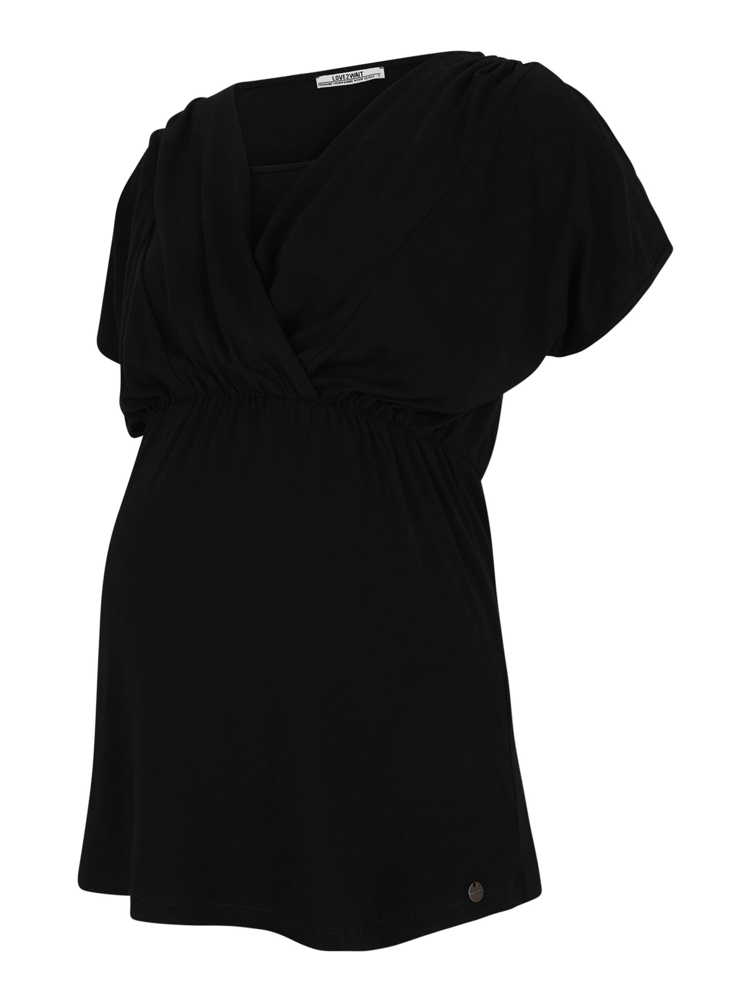 T-shirt LOVE2WAIT en noir : devant