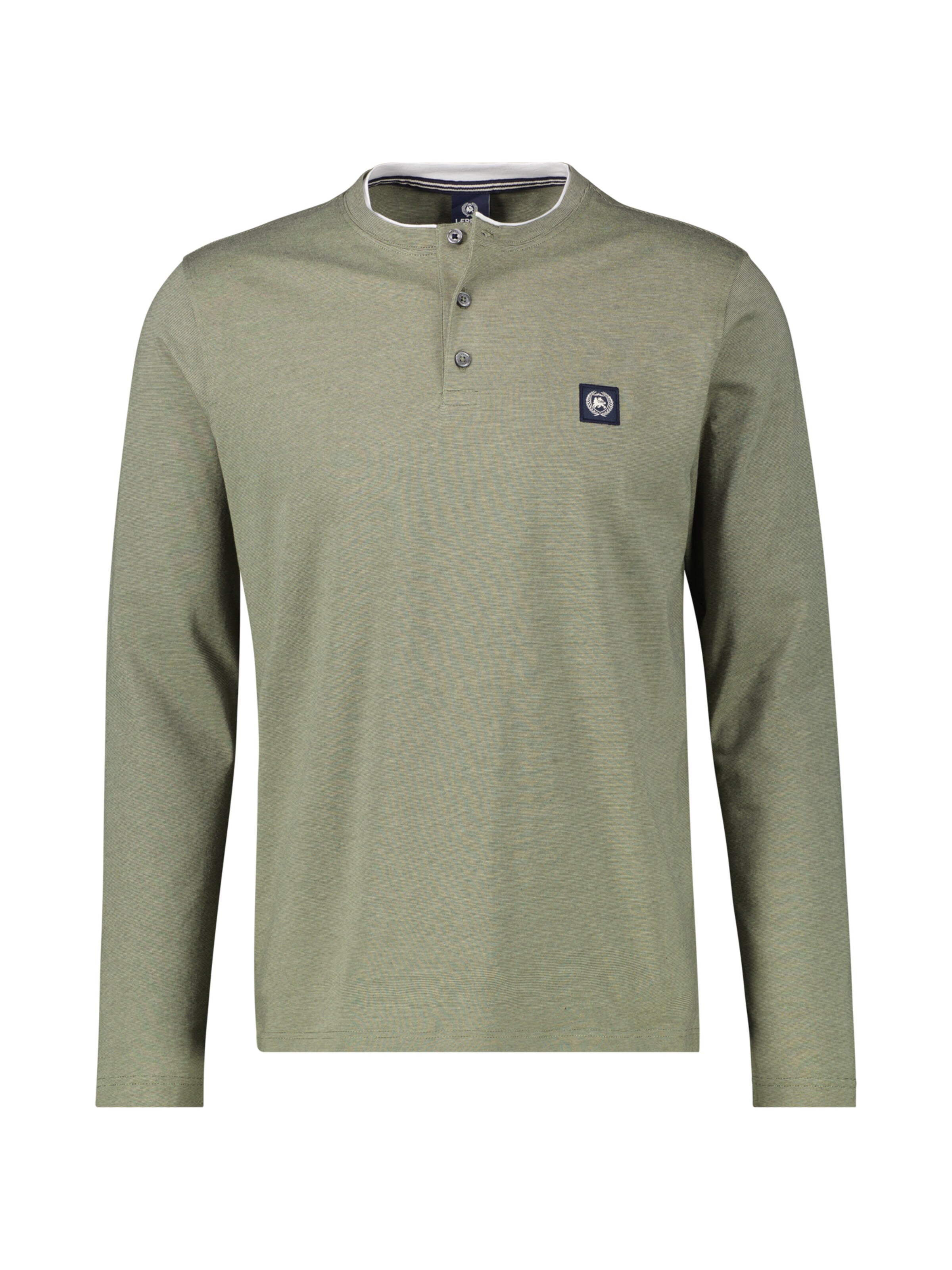 LERROS Shirt in Groen: voorkant