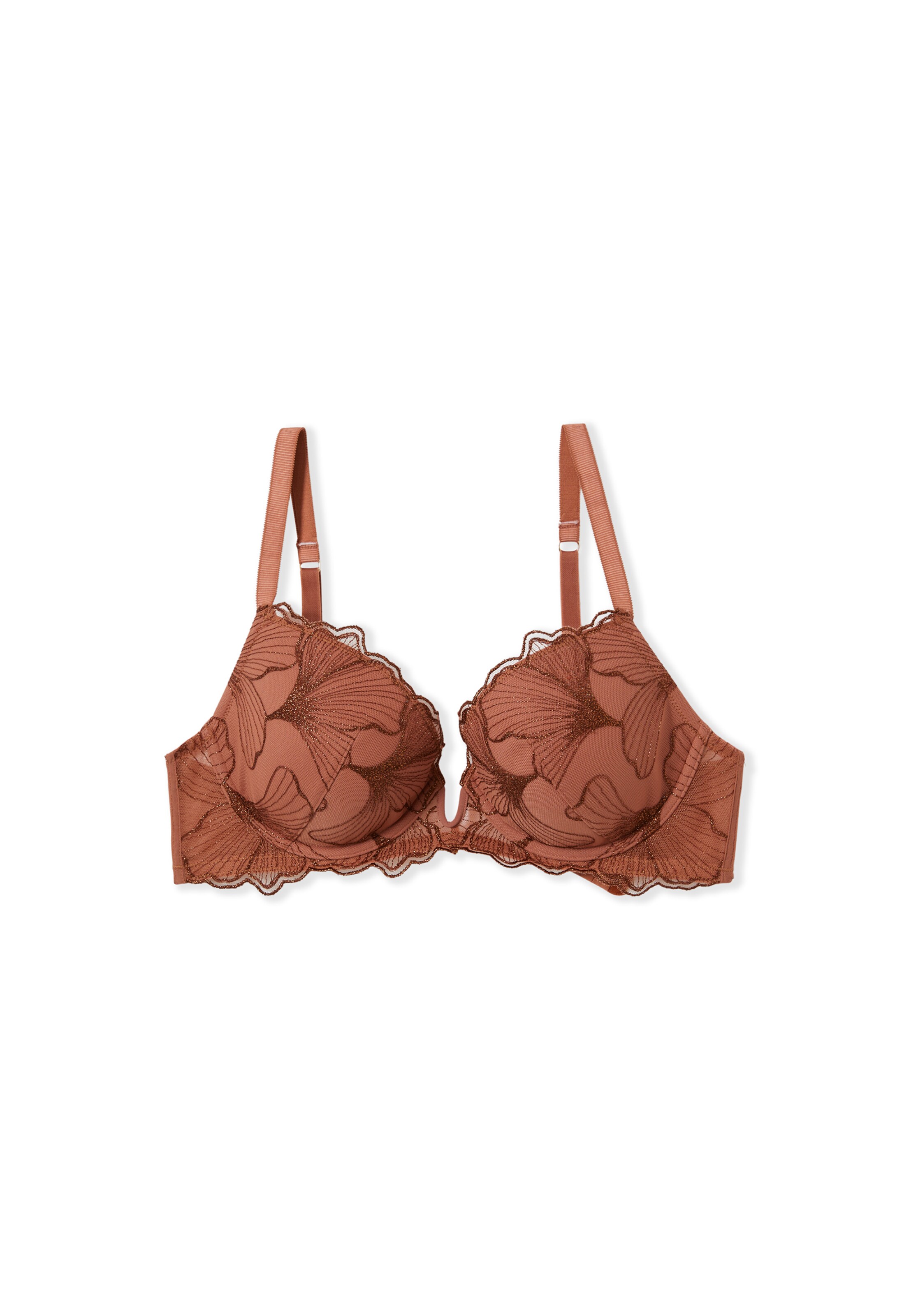 Push-up Reggiseno 'Prelude' di ETAM in bronzo: frontale