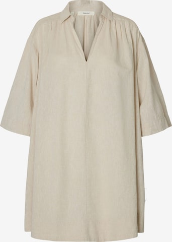 smėlio SELECTED Suknelė 'SLFLUISA-TALIA': priekis