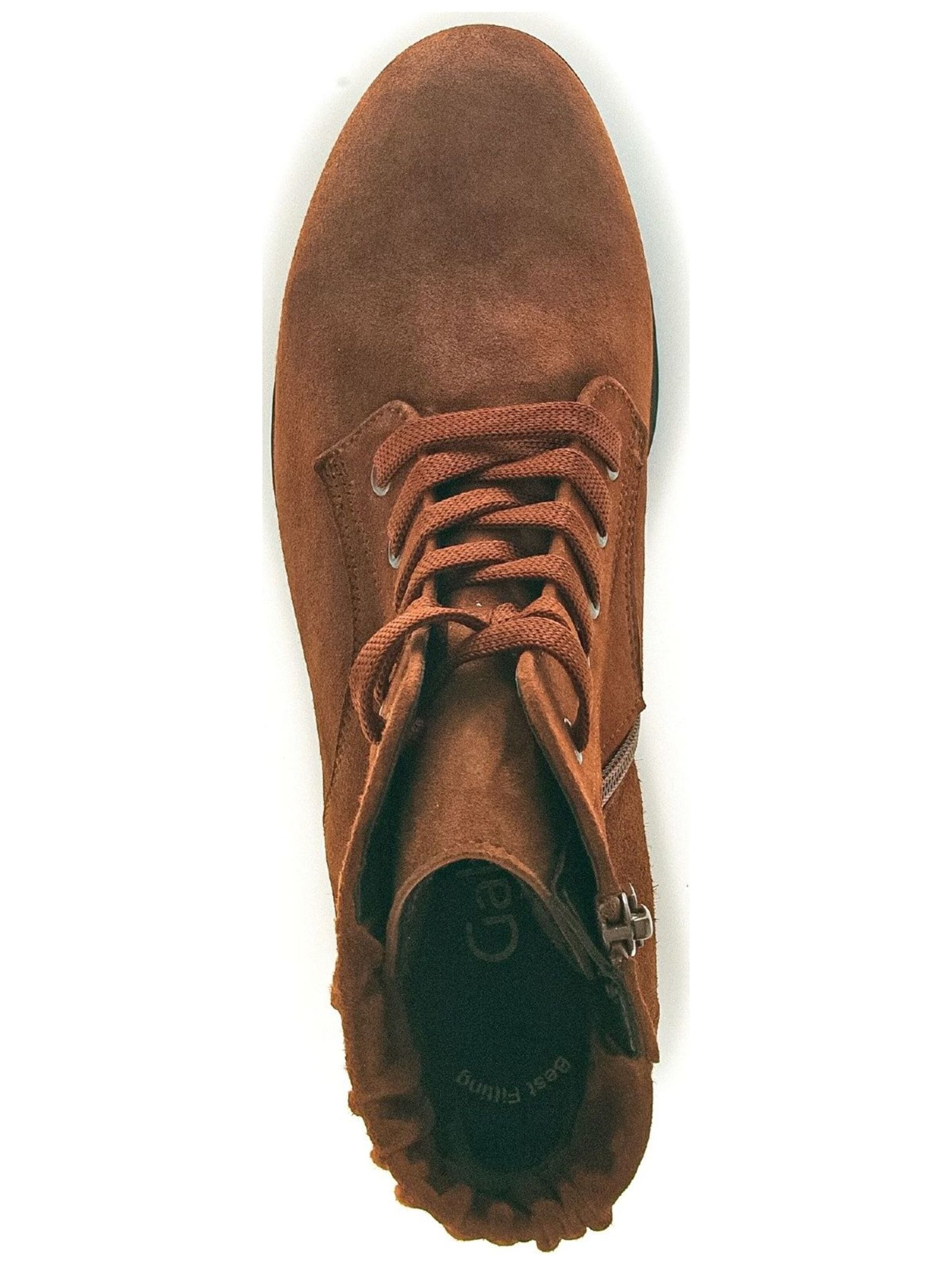 GABOR Lace-Up Ankle Boots in Brown