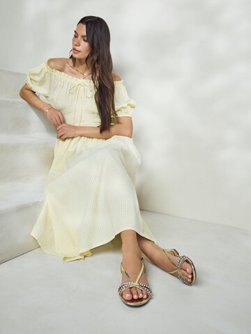 Next Sandals 'Forever Comfort®' in Gold