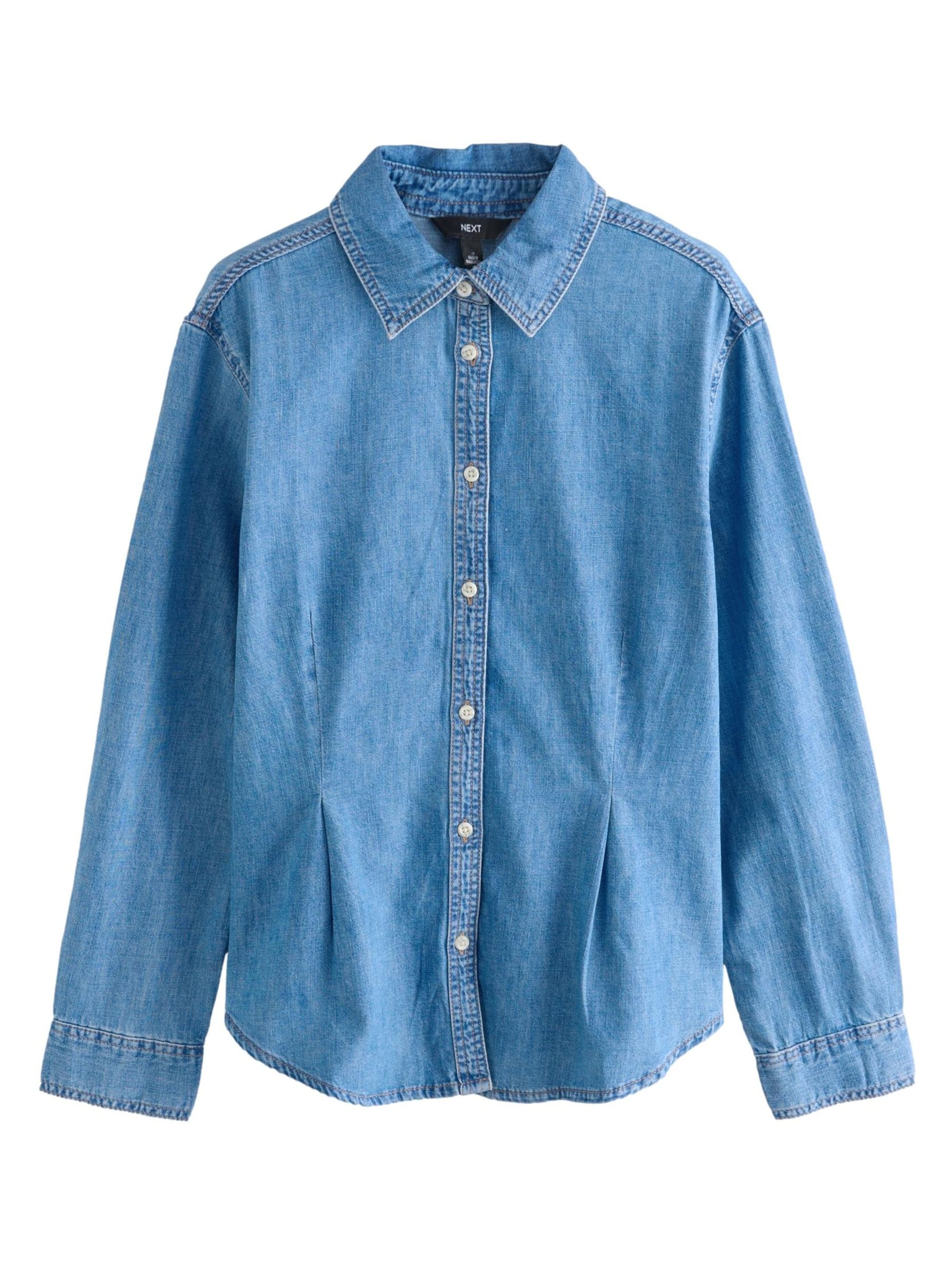 Next Blouse in Blue: front