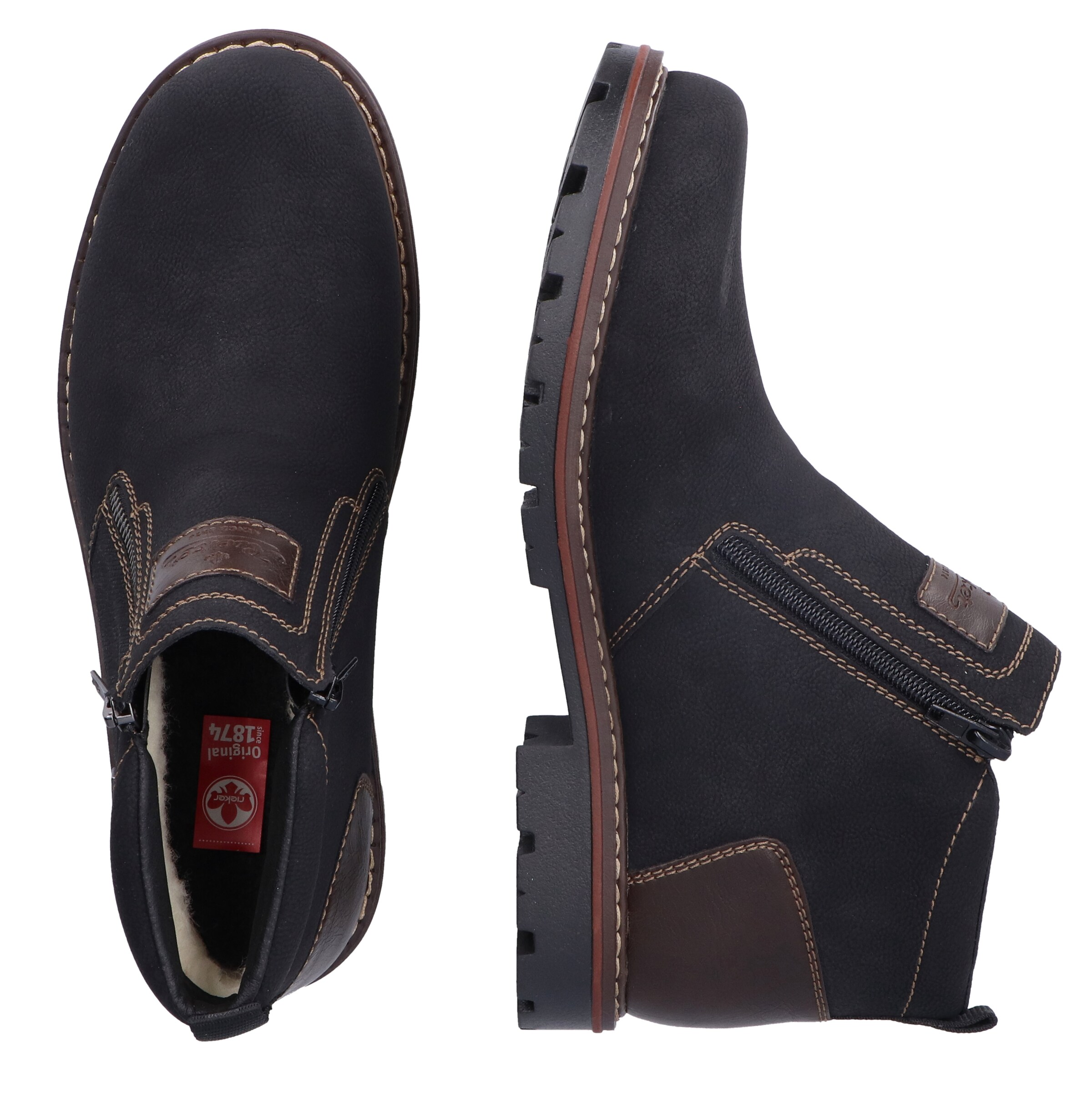 Rieker Boots in Zwart