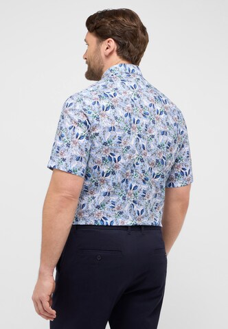 ETERNA Comfort fit Button Up Shirt in Blue