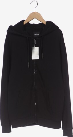 Only & Sons Sweatshirt & Zip-Up Hoodie in M in Black: front