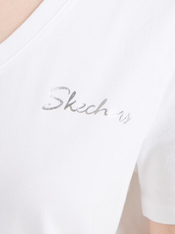 T-shirt SKECHERS en blanc