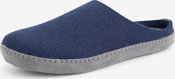 Travelin Slippers 'Get-Home' in Blue: front