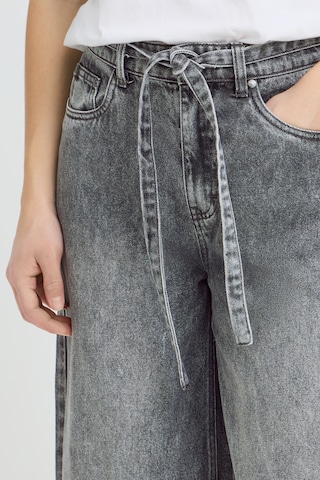 Pulz Loosefit Hose 'PZCRYSTA' in Grau