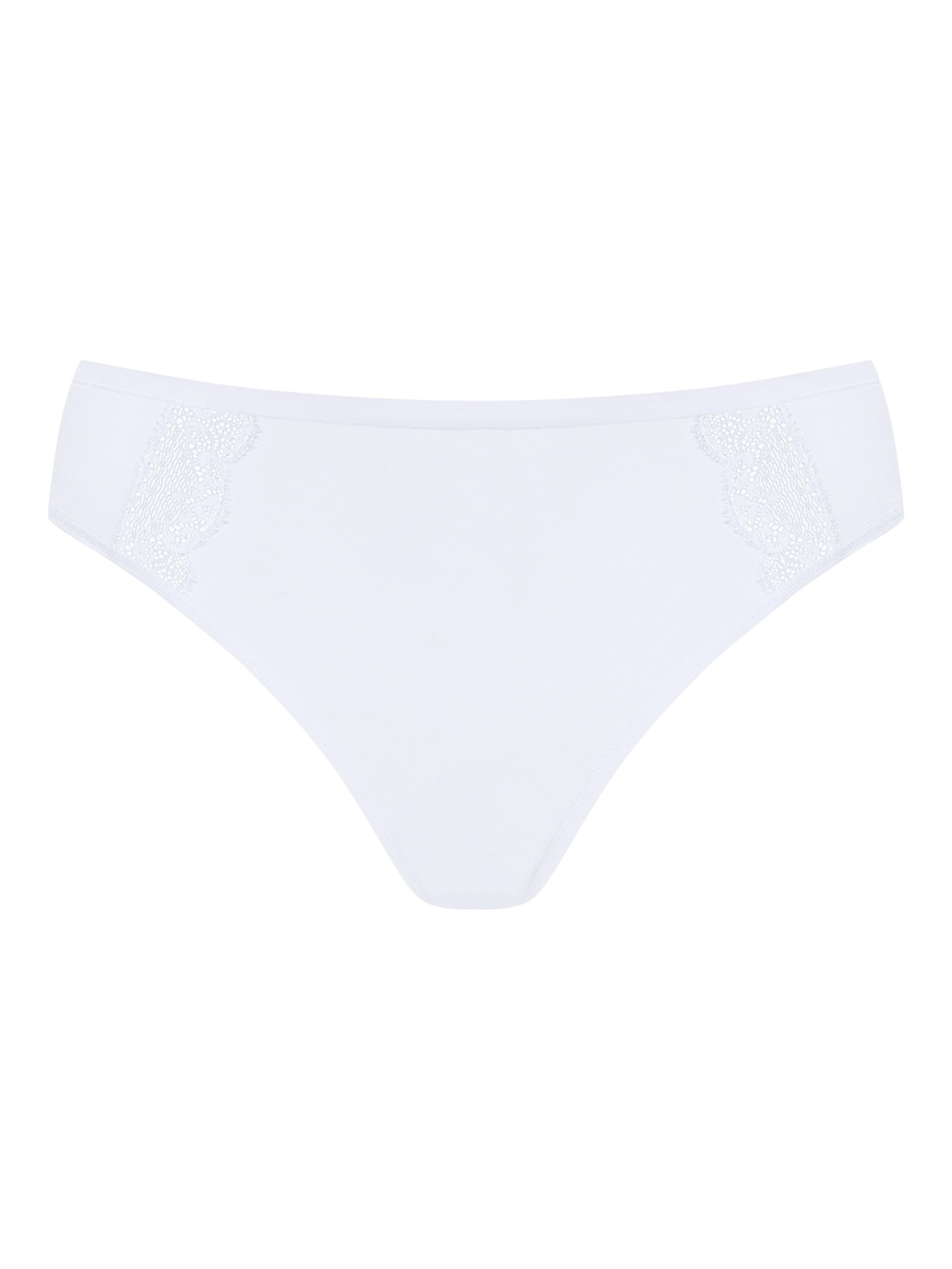 Mey Slip in White: front