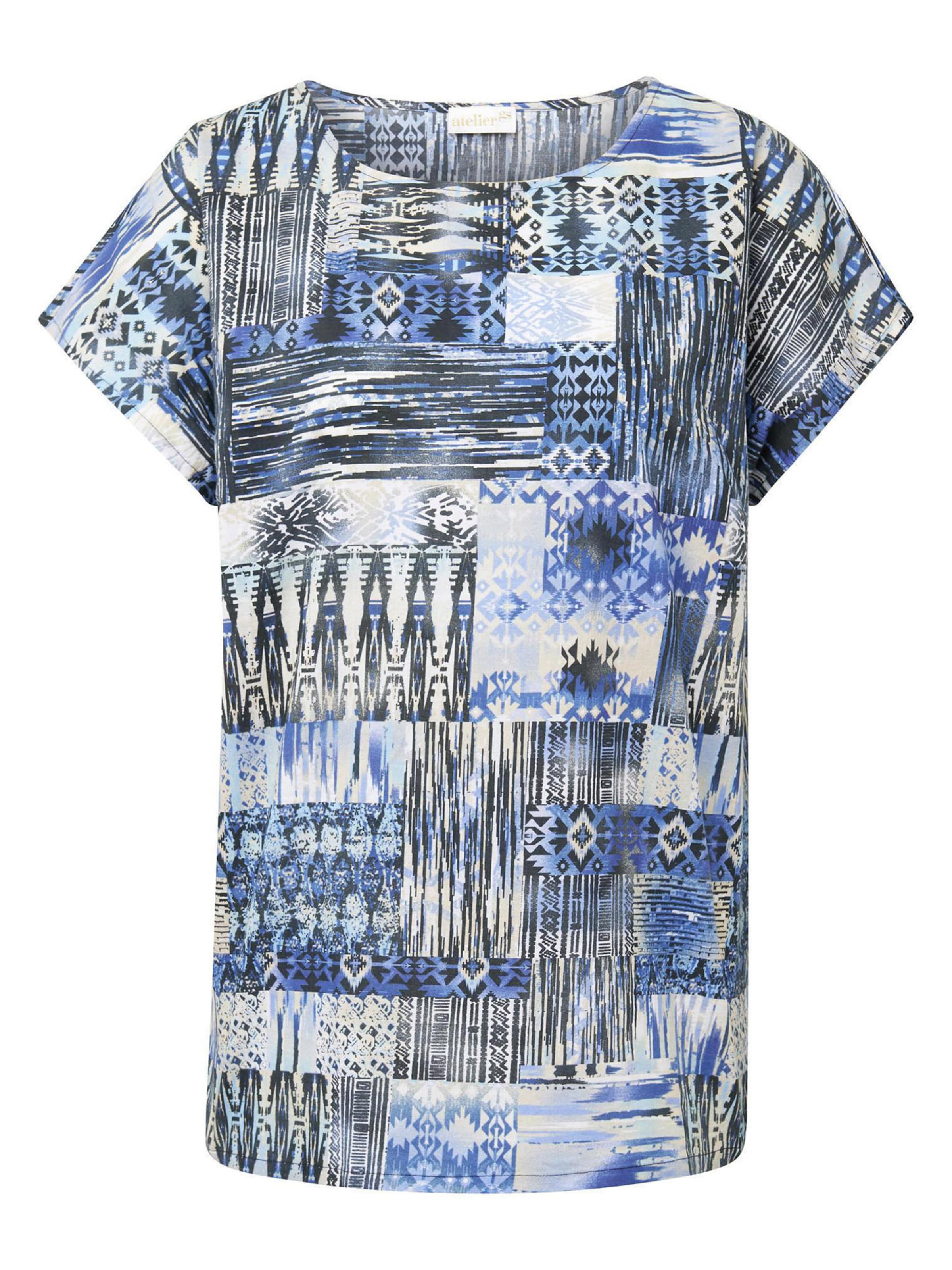 Goldner Blouse in Blauw: voorkant