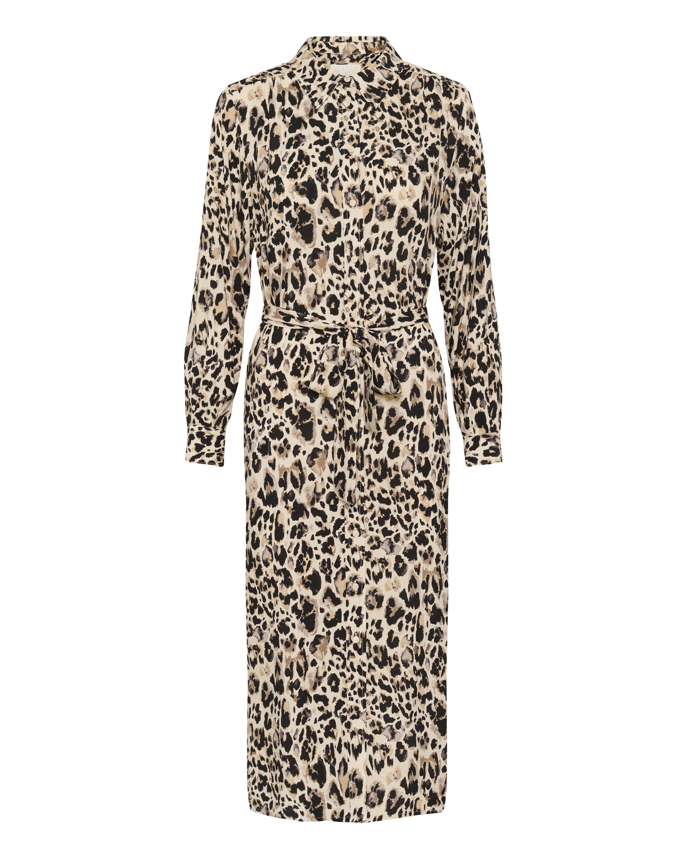 Part Two Jurk 'Meluca' in Bruin: voorkant