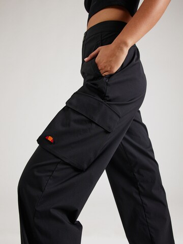 ELLESSE Tapered Cargo trousers 'Sanzan' in Black