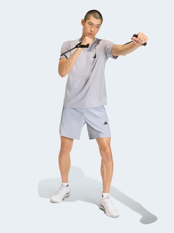 Regular Pantaloni sport de la ADIDAS PERFORMANCE pe gri: față