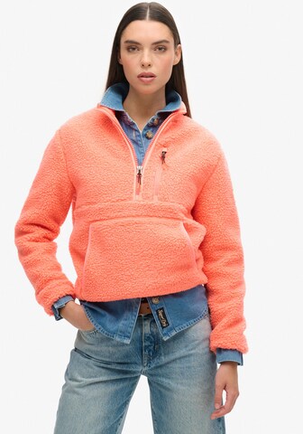 oranžs Superdry Džemperis: no priekšpuses