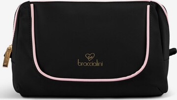 Braccialini Cosmetic Bag 'Milly' in Black: front