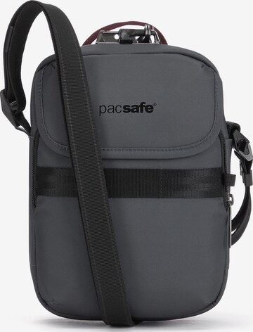 Borsa a tracolla di Pacsafe in grigio: frontale