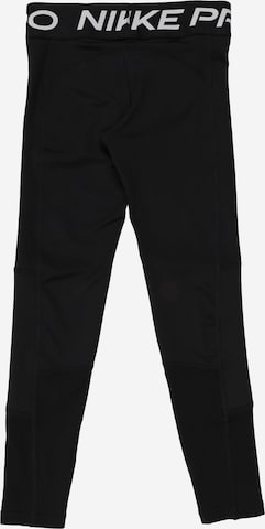 NIKE Skinny Workout Pants 'Pro' in Black