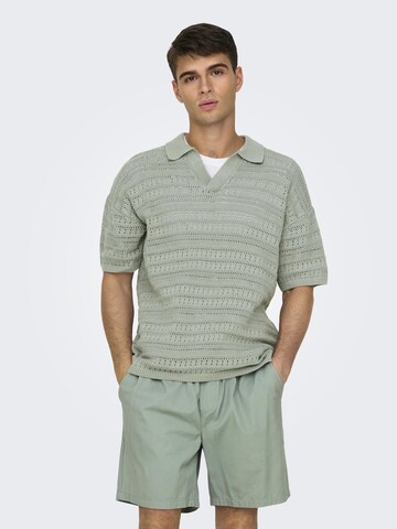 Pullover 'ONSGRAYSON' di Only & Sons in verde: frontale