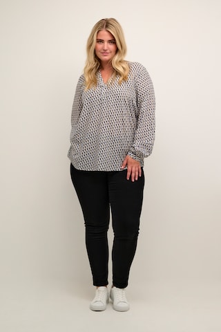 KAFFE CURVE Blouse in Gemengde kleuren