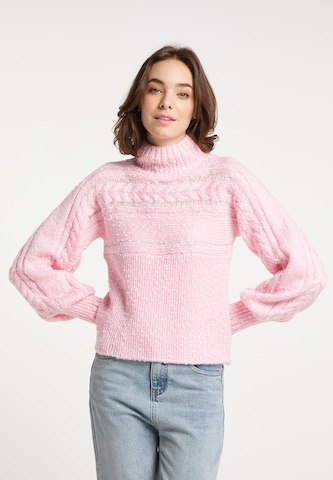 Pull-over MYMO en rose : devant