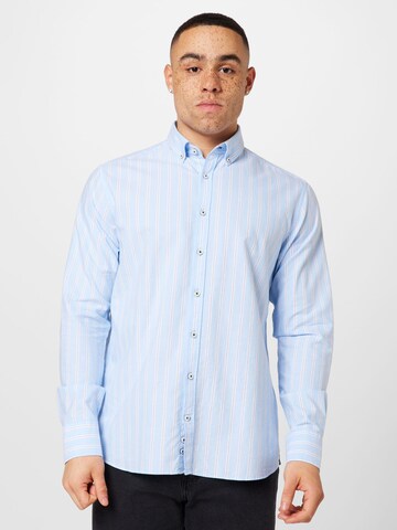 bugatti - Ajuste regular Camisa en azul: frente