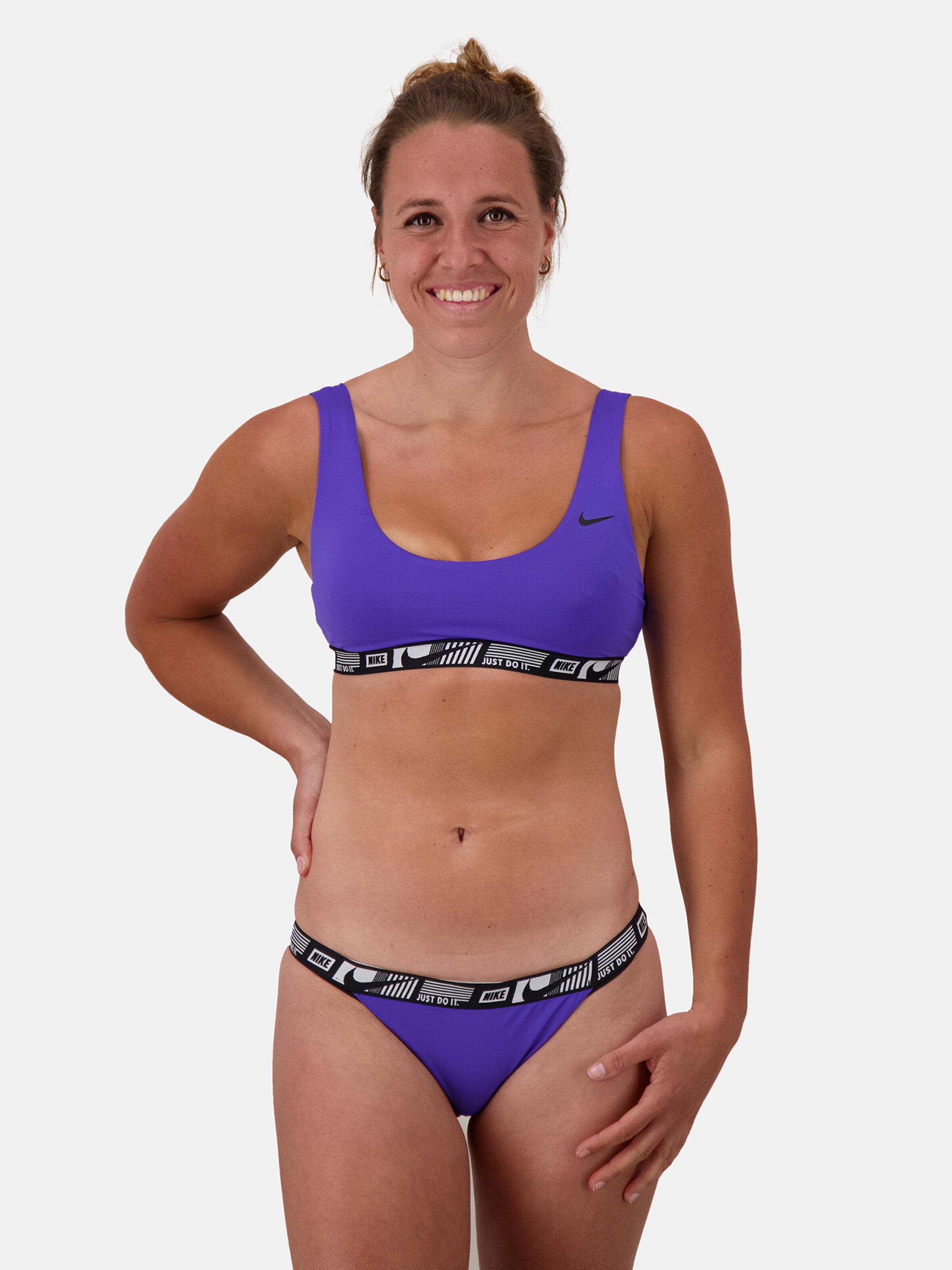 Frauen Bademode Nike Swim Bikinioberteil in Lila - YM59365