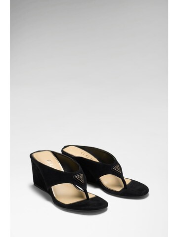 GUESS T-Bar Sandals 'Marchon' in Black