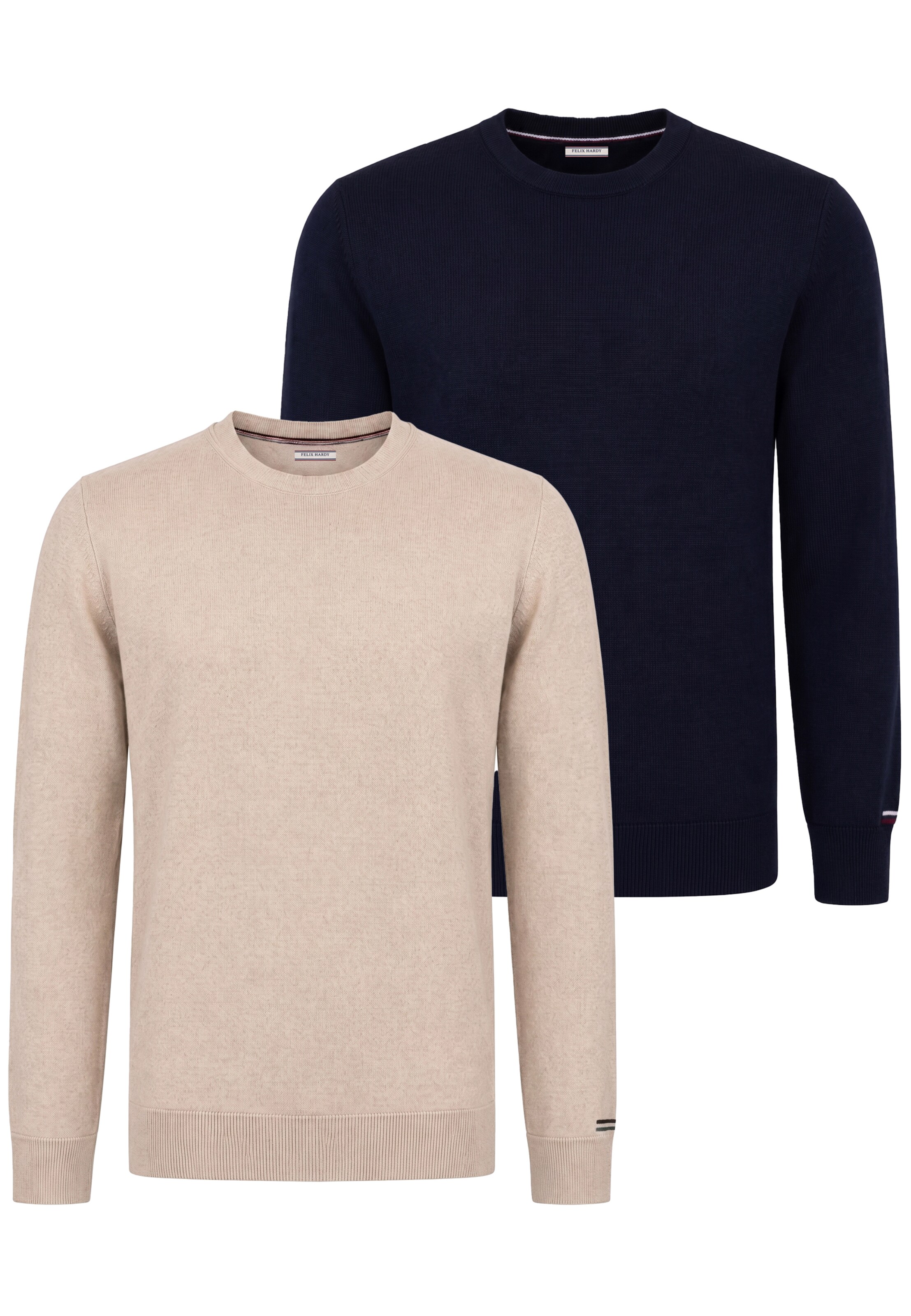 Felix Hardy Pullover em XXL em bege / navy, Vista do artigo