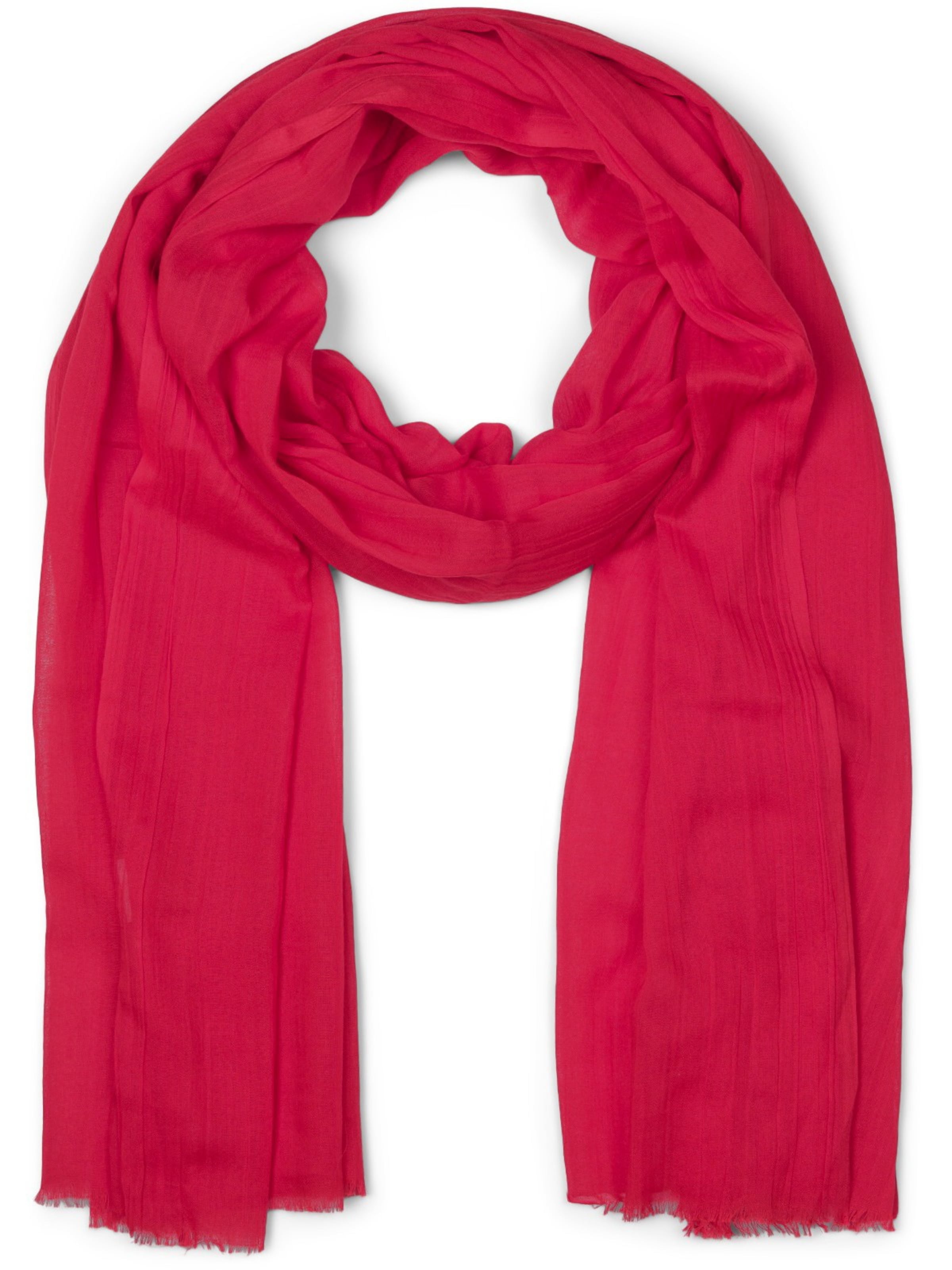 styleBREAKER Schal 'Leichter Schal Einfarbig'‌‌‌‌‌‌‌‌‌‌ in rot, Produktansicht