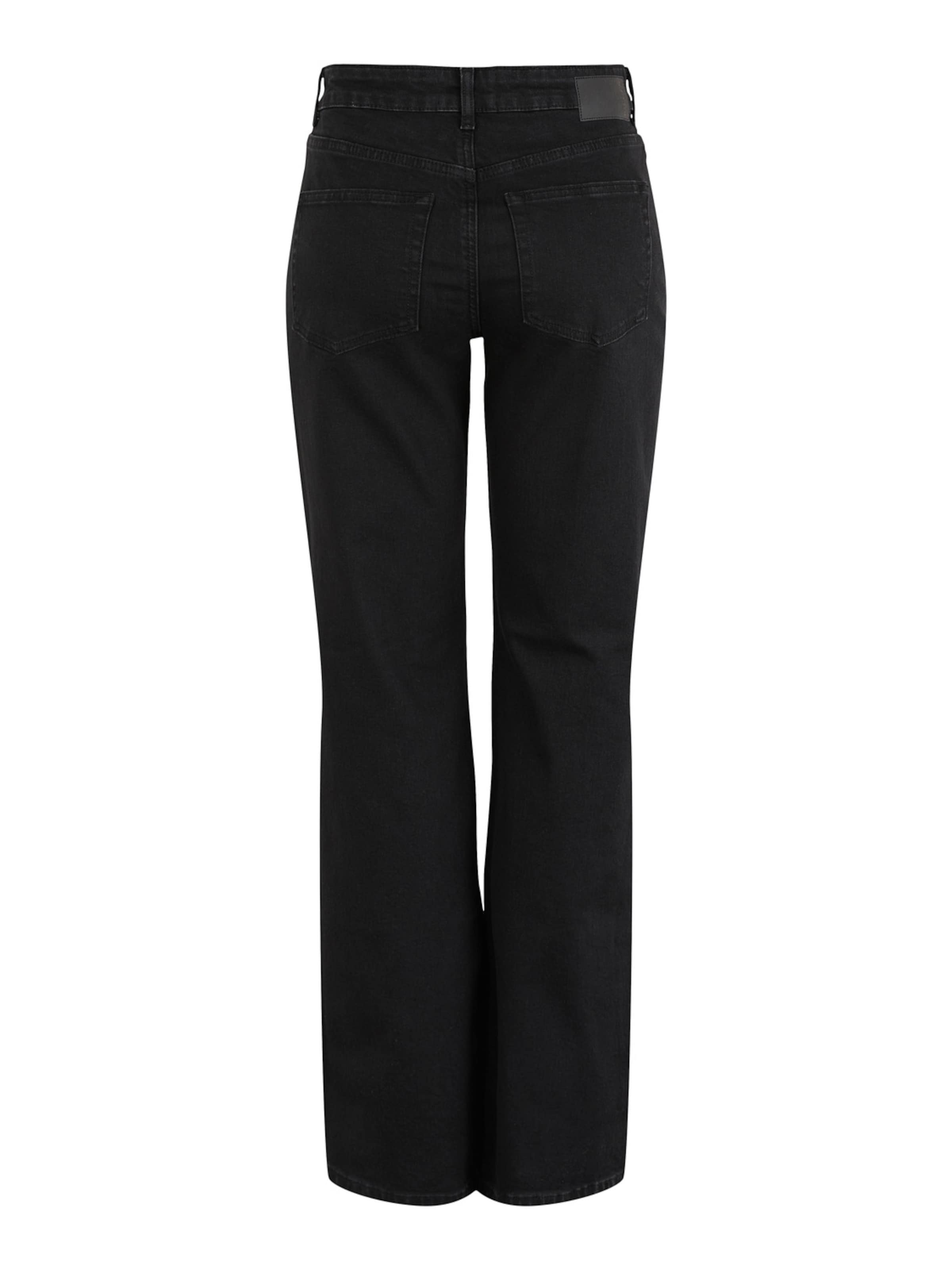 Frauen Jeans PIECES Jeans 'Holly' in Schwarz - YF35190