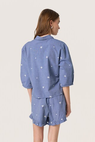 Chemisier 'Elly' SOAKED IN LUXURY en bleu