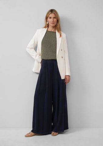 Wide Leg Pantalon à pince s.Oliver en bleu